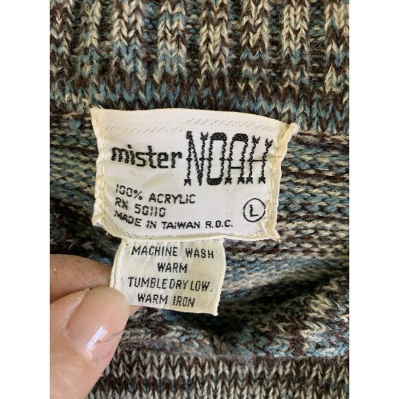 Vintage 1970s Mister Noah Cottage Farm Chicken Knit Novelty Sweater Sz S - Picture 10 of 10